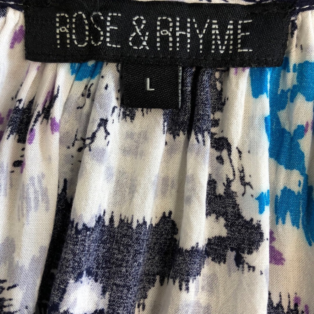 Rose & Rhyme splattered Top - Picture 6 of 7